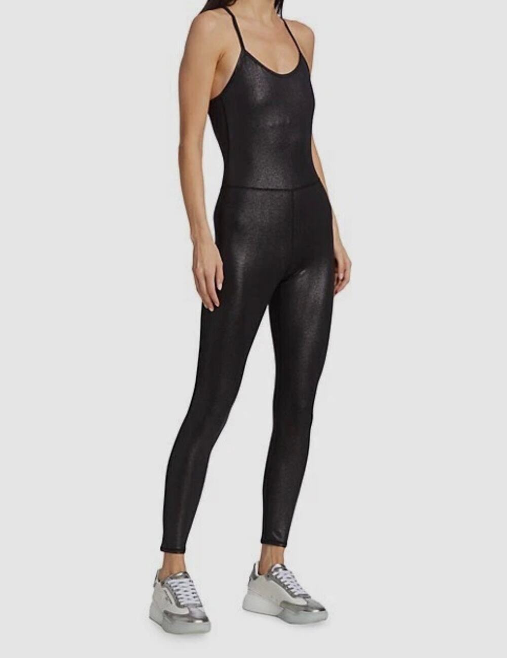 New Terez TLC bodysuit onyx sparkle size L $160